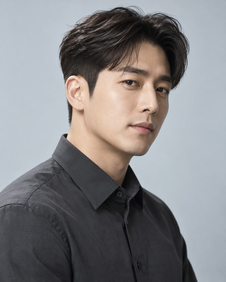 남성 헤어 AI 스타일 연출 예시